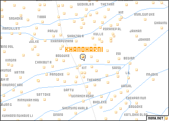 map of Khāno Harni