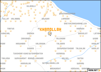 map of Khānollāh