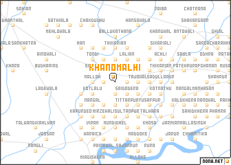 map of Khāno Malhi