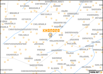 map of Khānora