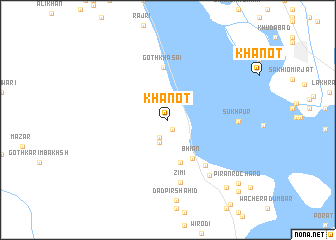 map of Khānot