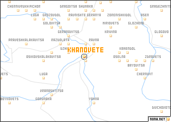 map of Khanovete