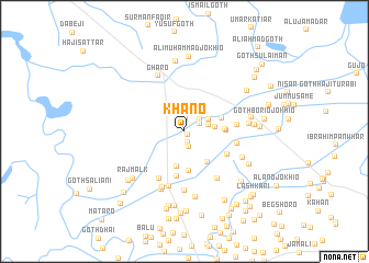 map of Khāno