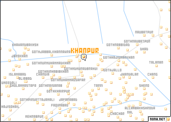 map of Khānpur