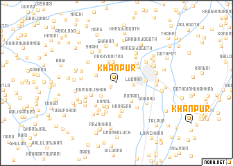 map of Khānpur