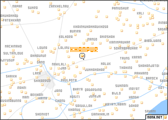 map of Khānpur