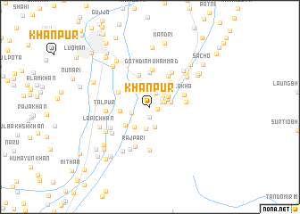 map of Khānpur