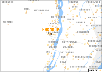 map of Khānpur