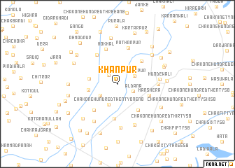 map of Khānpur