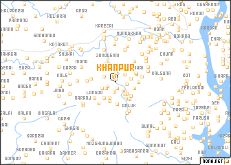 map of Khānpur