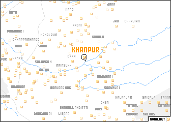 map of Khānpur