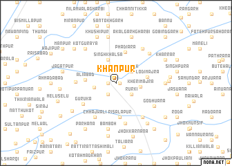 map of Khānpur