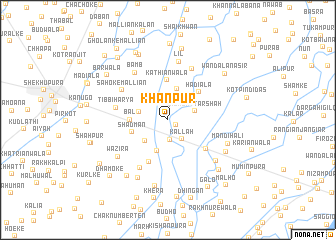 map of Khānpur