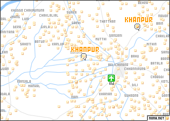 map of Khānpur