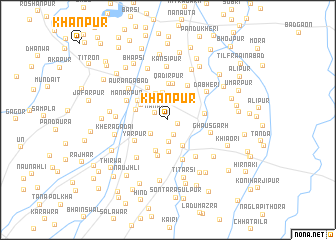 map of Khānpur