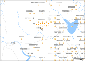 map of Khānpur