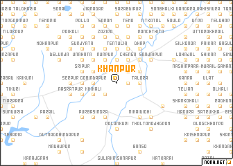 map of Khānpur