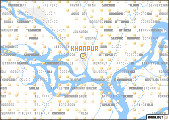 map of Khānpur