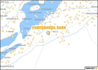 map of Khānqāh Āqil Shāh