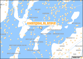 map of Khānqāh Lālan Pīr