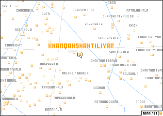 map of Khānqāh Shāh Tiliyār