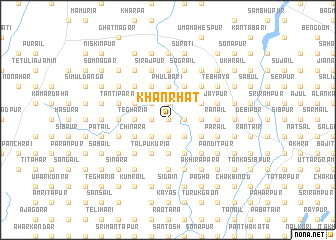 map of Khānrhāt