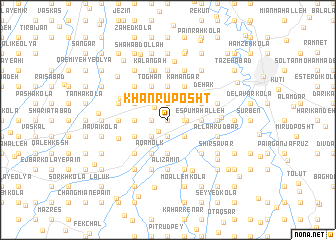 map of Khān Rū Posht