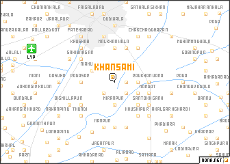 map of Khānsāmi