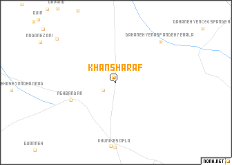 map of Khān Sharaf