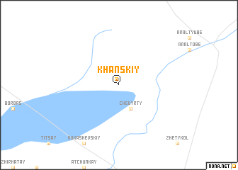 map of Khanskiy