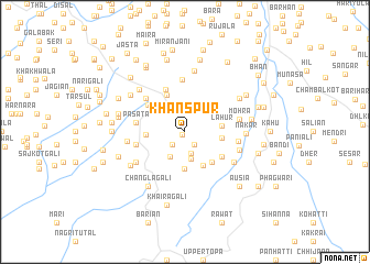 map of Khānspur