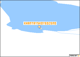map of Khantayskoye Ozero