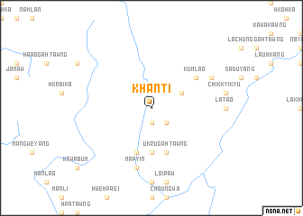 map of Khanti