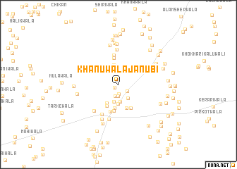 map of Khānūwāla Janūbi