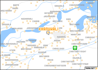 map of Khānuwāli