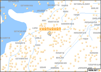 map of Khān Wāhan