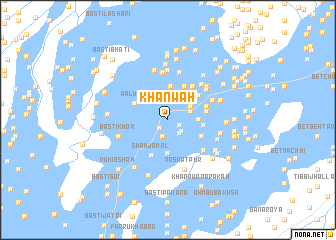 map of Khānwāh