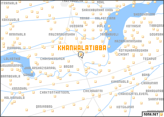 map of Khānwāla Tibba
