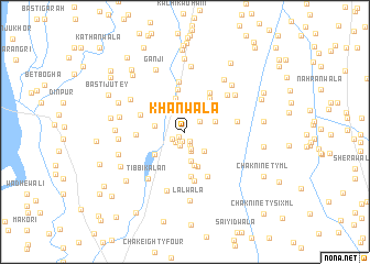 map of Khānwāla