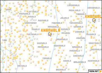 map of Khānwāla