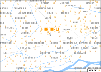 map of Khānwāli