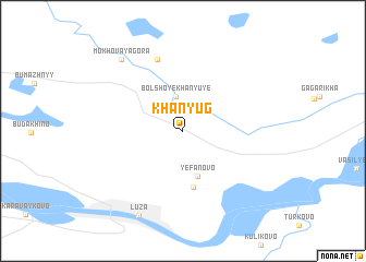 map of Khanyug