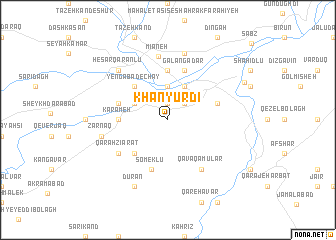 map of Khānyūrdī