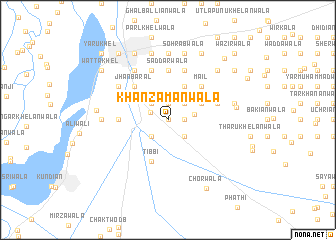 map of Khān Zamānwāla