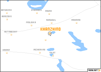 map of Khanzhino