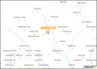 map of Khao Loc