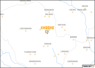map of Khao Me