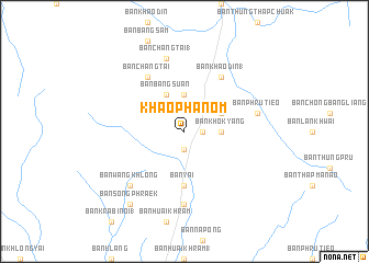 map of Khao Phanom