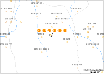 map of Khao Phrawihan