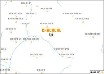 map of Khao Wong